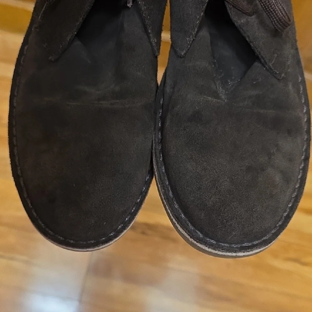 Robert Wayne Size 11D Greyson Suede Brown Ankle Lace Up Chukka Boots